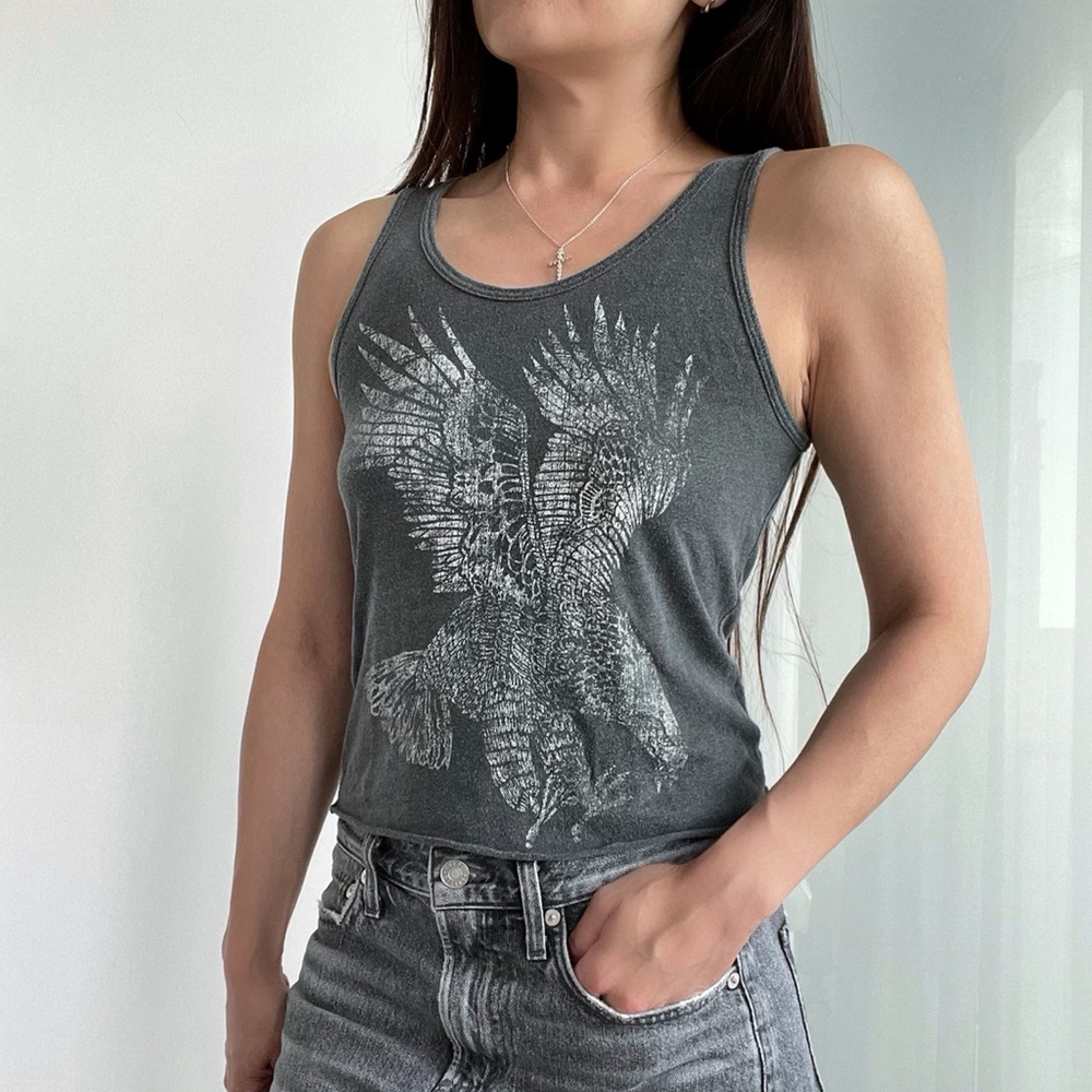 Truly Madly Deeply cropped tank